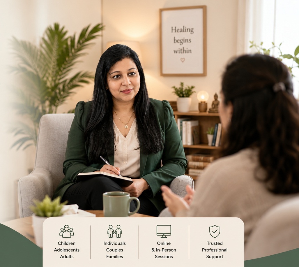 A calm and welcoming counselling environment
